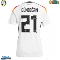 Tyskland Ilkay Gundogan #21 Hjemmedrakt Dame EM 2024 Kortermet